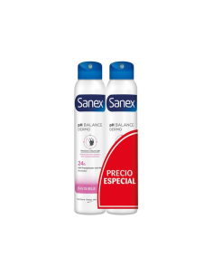 DESOD.SANEX SPR.2X200 ML.DERMO INVISIBLE