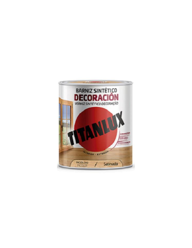BARNIZ TITAN DECO SAT.INCOLORO B.750