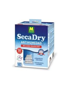Secadry Deshumidificador Recambio Pack 3 Granulado Lavanda 450 g