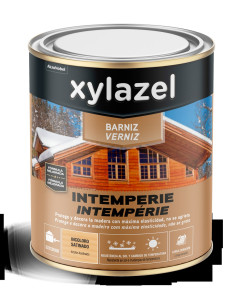 XYLAZEL BARNIZ INTEMPERIE SATINADO 750 ml  INCOLORO
