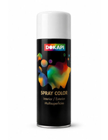 SPRAY   DOKAPI  400 ml BLANCO BRILLANTE 9010
