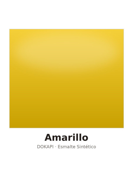 ESMALTE DOKAPI  BRILLANTE AMARILLO N.129 375 ml
