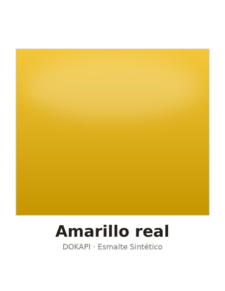 Dokapi Esmalte Brillante Amarillo Real N.129 750 ml