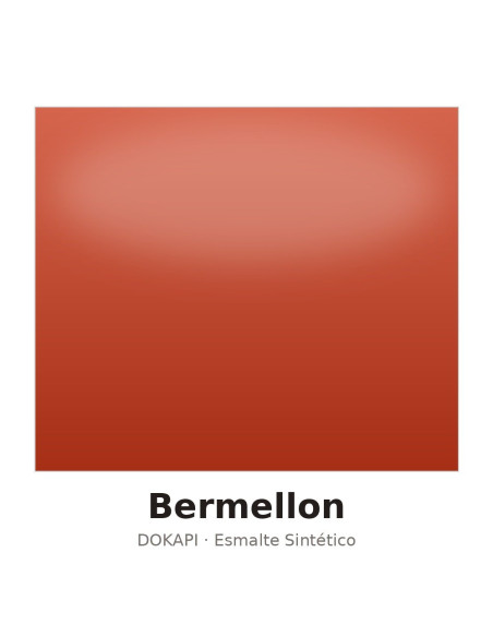 ESMALTE DOKAPI  BRILLANTE BERMELLON N.163 375 ml
