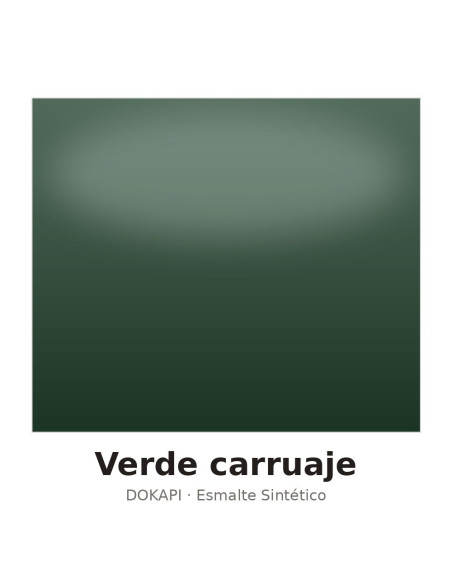 ESMALTE DOKAPI  BRILLANTE VERDE CARRUAJE N.161 375 ml