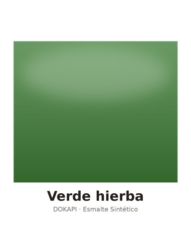 ESMALTE DOKAPI  BRILLANTE VERDE HIERBA N.114...