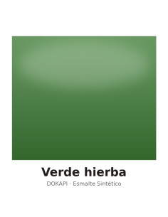 Dokapi Esmalte Brillante Verde Hierba N.114 4 L 2
