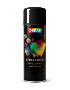 Dokapi Spray Negro Satinado RAL 9005 400 ml