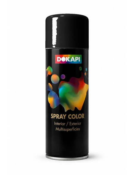 Dokapi Spray Negro Mate RAL 9005 400 ml