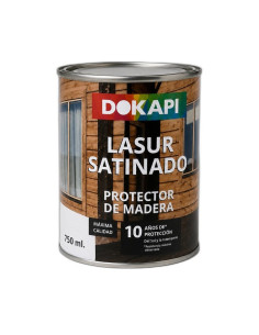 Dokapi Lasur al Disolvente Satinado Nogal 750 ml
