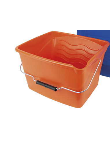 Cubeta Plástica Ecoblock Azul 7 L + Rejilla
