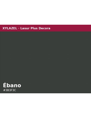 Xylazel Lasur Plus Decora Mate Ébano 750 ml