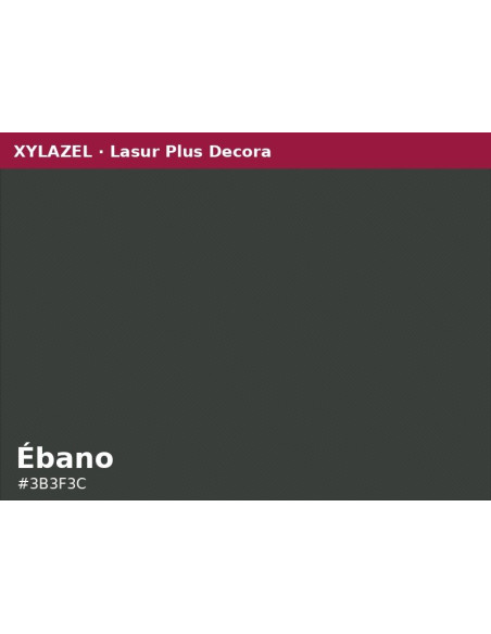 Xylazel Lasur Plus Decora Mate Ébano 750 ml