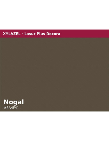 Xylazel Lasur Plus Decora Mate Nogal 5 L