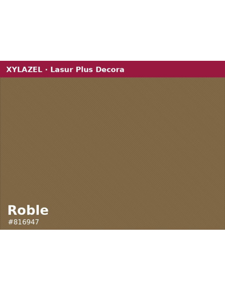 Xylazel Lasur Plus Decora Mate Roble 5 L