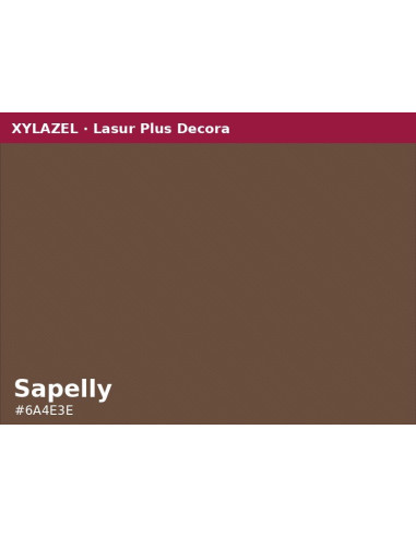 Xylazel Lasur Plus Decora Mate Sapelly 5 L