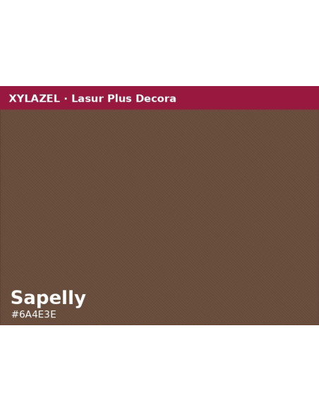 Xylazel Lasur Plus Decora Mate Sapelly 5 L