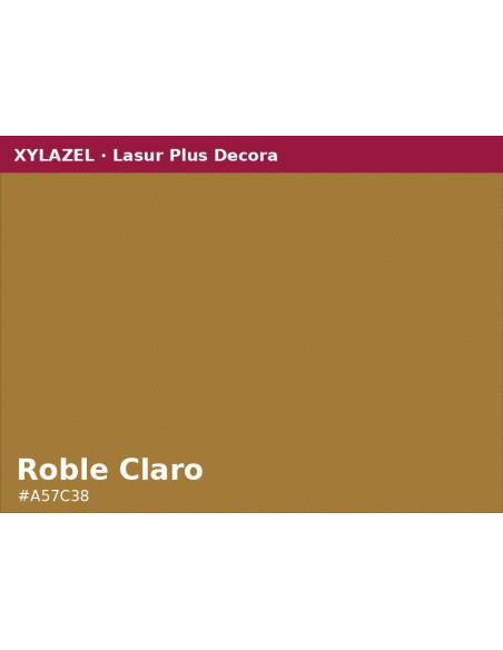 Xylazel Lasur Plus Decora Satinado Roble Claro 750 ml
