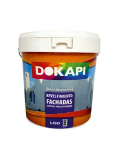Dokapi Plástica Revestimiento Liso Antimoho 14 L