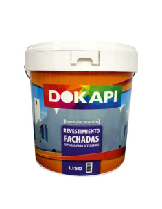 Dokapi Plástica Revestimiento Liso Antimoho 3 L