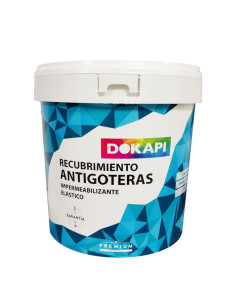 Dokapi Antigotera Caucho Acrílico Antimoho Teja 14 L