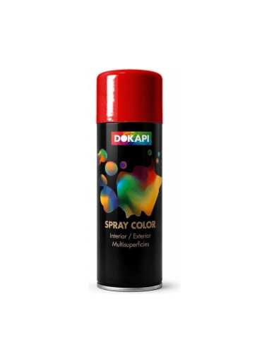 Dokapi Spray Rojo Tráfico RAL 3020 400 ml