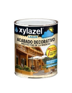 Xylazel Lasur al Agua Mate Castaño 750 ml