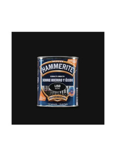 Hammerite Esmalte Liso Brillante Negro 250 ml
