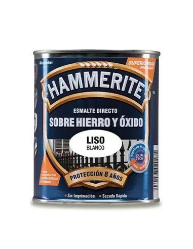 Hammerite Esmalte Liso Brillante Blanco 750 ml