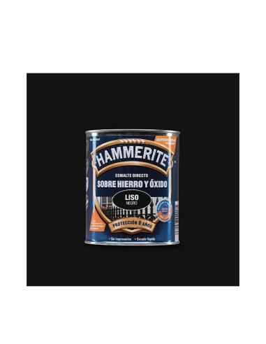 HAMMERITE SMOOTH GLOSS 750 ml. PRETO