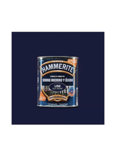 Hammerite Esmalte Liso Brillante Azul Oscuro 750 ml
