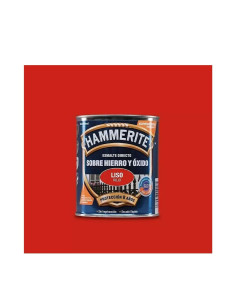 Hammerite Esmalte Liso Brillante Rojo 750 ml
