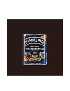 Hammerite Esmalte Liso Brillante Marrón 750 ml