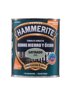 Hammerite Esmalte Satinado Gris 750 ml
