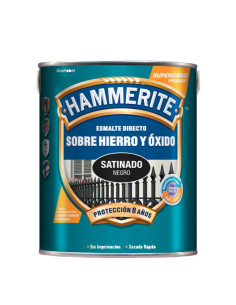 Hammerite Esmalte Satinado Negro 5 L