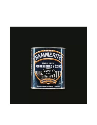 Hammerite Esmalte Martelé Negro 250 ml