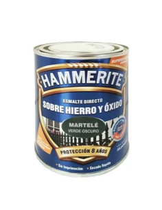 Hammerite Esmalte Martelé Verde Oscuro 250 ml