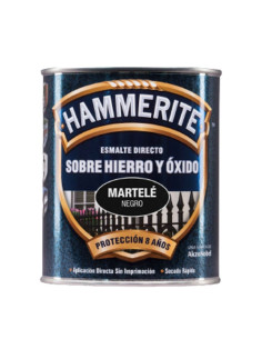 Hammerite Esmalte Martelé Negro 750 ml