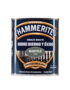 Hammerite Esmalte Martelé Gris 750 ml