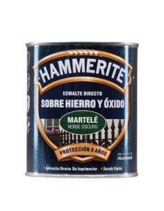 Hammerite Esmalte Martelé Verde Oscuro 750 ml