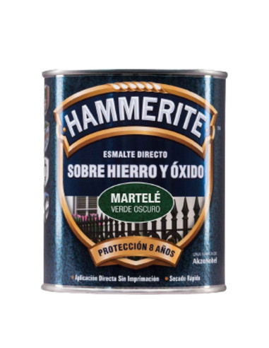 Hammerite Esmalte Martelé Verde Oscuro 750 ml