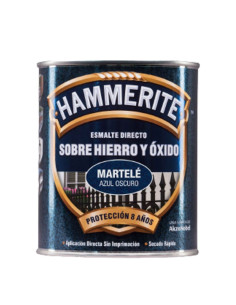 Hammerite Esmalte Martelé Azul Oscuro 750 ml