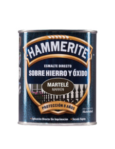 Hammerite Esmalte Martelé Marrón 750 ml