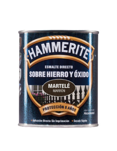 Hammerite Esmalte Martelé Marrón 750 ml