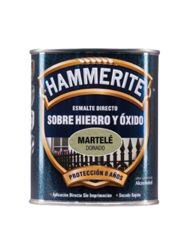 Hammerite Esmalte Martelé Dorado 750 ml