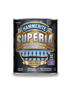 Hammerite Superia Esmalte Satinado Negro 750 ml
