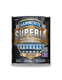 Hammerite Superia Esmalte Satinado Gris Oscuro 750 ml