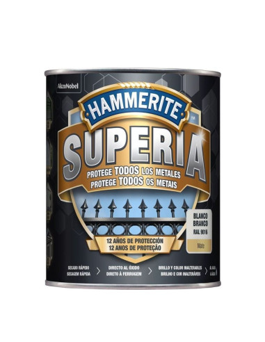 Superia Esmalte Mate Blanco 750 ml