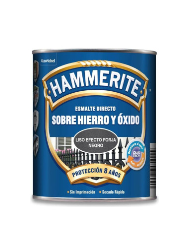 Hammerite Esmalte Efecto Forja Negro 750 ml