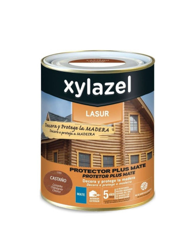 Xylazel Lasur Plus Decora Mate Castaño 750 ml